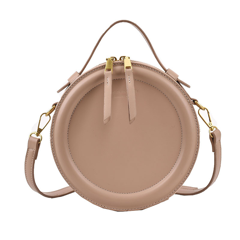 Europe and the United States new retro simple hand bill of lading shoulder small round bag crossbody bag for ladies ins trend bag wholesale