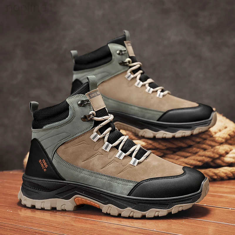 Mens Breathable Anti Slip Wear-resistant Hiking Boots Outdoor Leisure Hiking Shoes High-quality New Designer Football Shoes Z250119