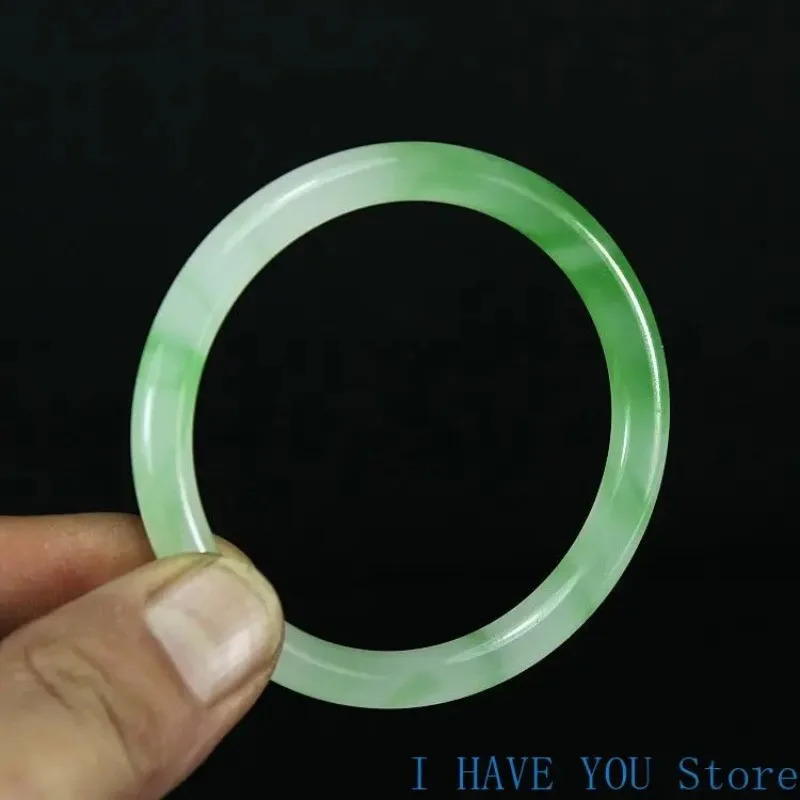 Natural Jade Bangle Women Gifts Men Fine Jewelry Jadeite Bangles Certified Genuine Jades Stone Bracelets Accessories Jewellery 250117