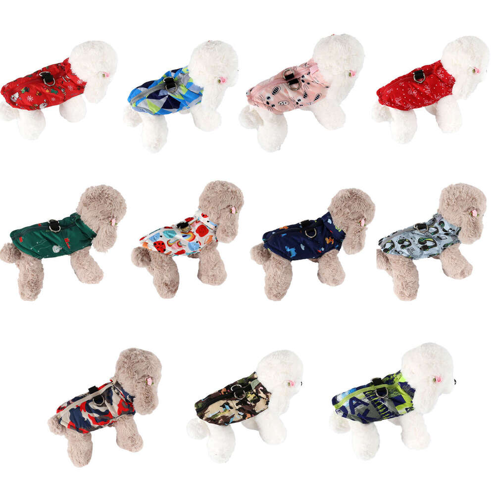 Thickened Winter Dog Coat, Waterproof and Windproof Pet Ski Jacket, Autumn and Winter Warm Outdoor Vest, Fashion Pet Clothing