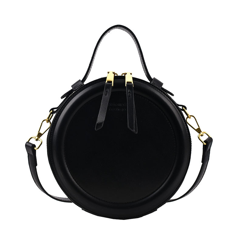 Europe and the United States new retro simple hand bill of lading shoulder small round bag crossbody bag for ladies ins trend bag wholesale