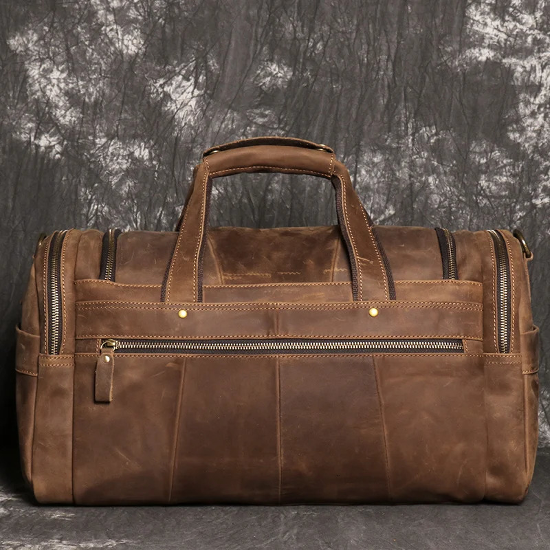 Home>Tags>Luokir Crazy Horse Leather Handbag>Genuine Leather Mens Shoulder Cross Bag 250109