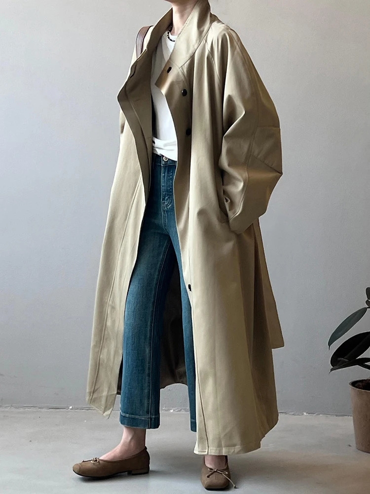 Home>Products>Womens shoulder straps>Womens stand up collar waist circumference>Single chest fashionable windbreaker 2025 autumn 26C490 25