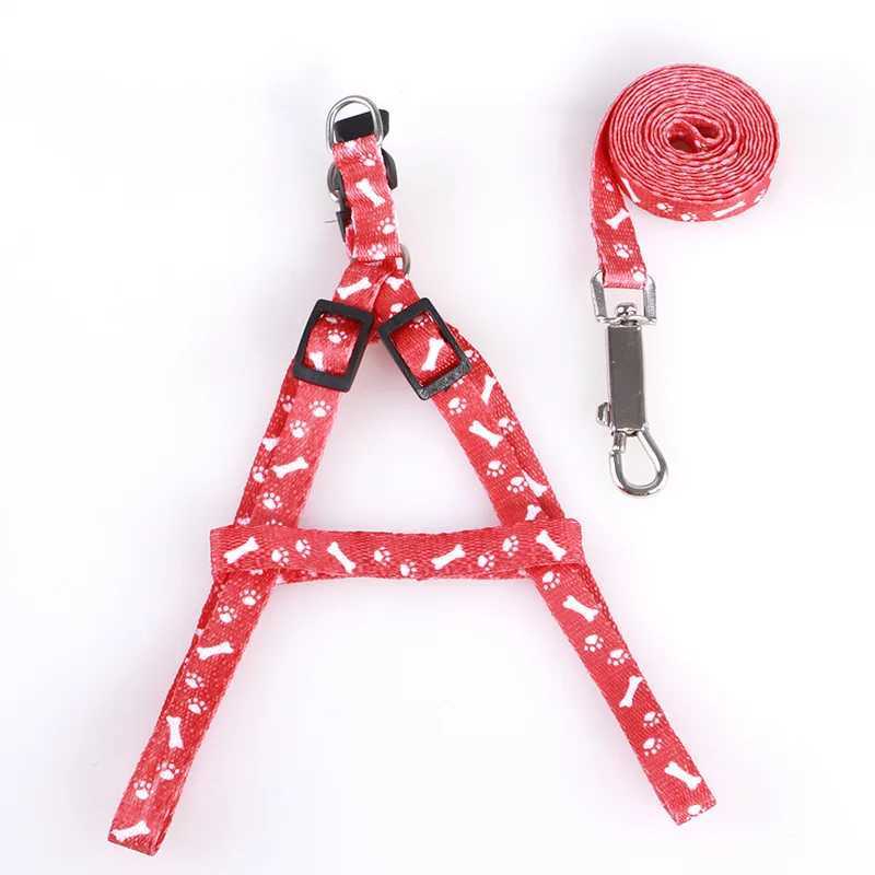 Cheap Small Dog Leash Puppy Leashes Teddy Pet Leash And Harness Set Cute Lead Rope Set Cat Kitten Leash Pet Things Decoration 250116