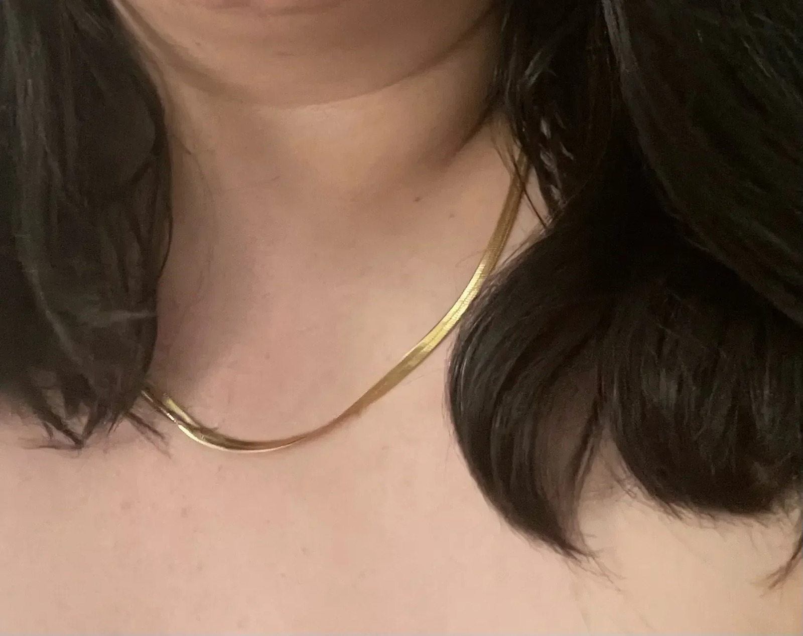 Width m Stainless Steel Flat Necklace Gold Color Waterproof Filmy Snake Chain Men Gift Jewelry Various Length 250114
