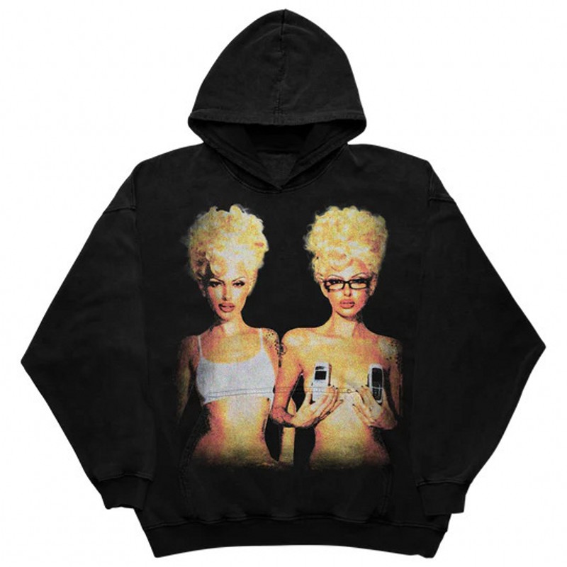 Woman Hoodies Y2K Harajuku Spider Butterfly printed letters Pullover Sweatshirts Large size man Hoodie cardigan Sport Letter Sweatshirt Casual Clothin