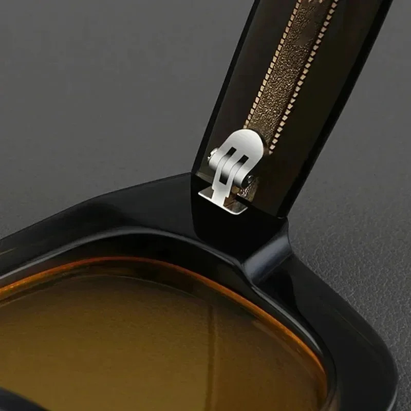 Men Sunglasses Fashion Retro High Quality Thick Acetate Round UV400 Outdoor Handmade Women SUN GLASSES 250117