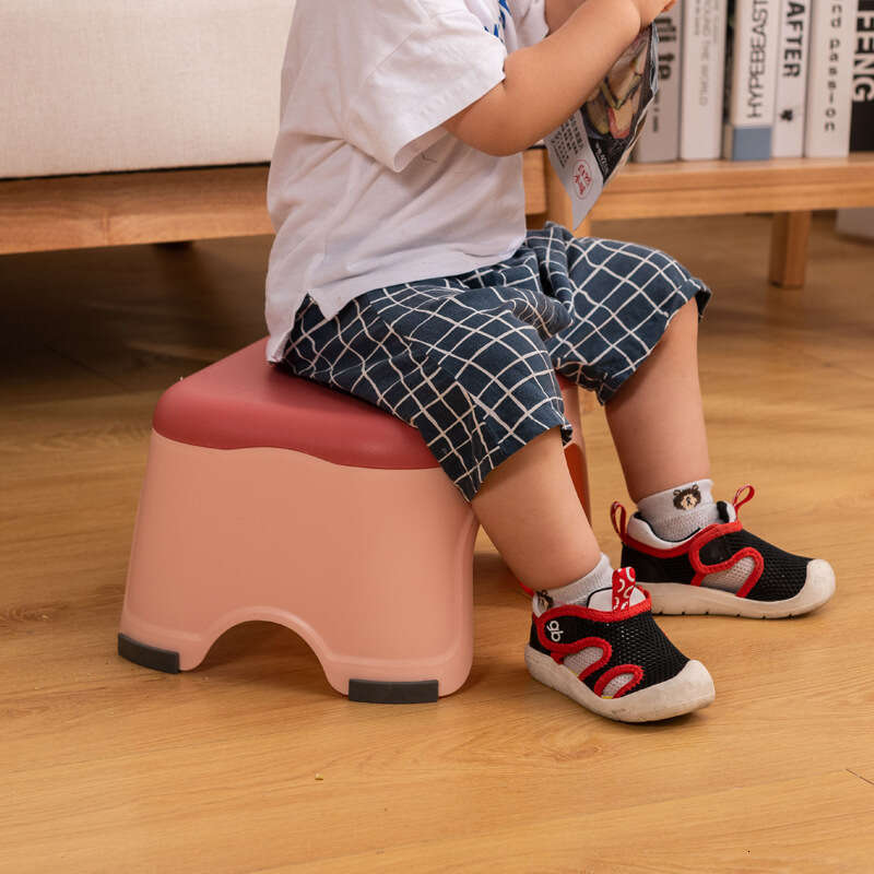 0164 Small for home use, thickened, light , simple, internet famous plastic stool, children's low stool can be stacked creatively, adults sturdy