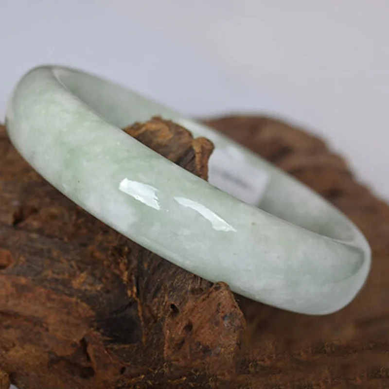 Natural Green Jade Vintage Jewelry Jadeite Bangle Original Certified Mothers Day Gift Bracelet For Women 250117