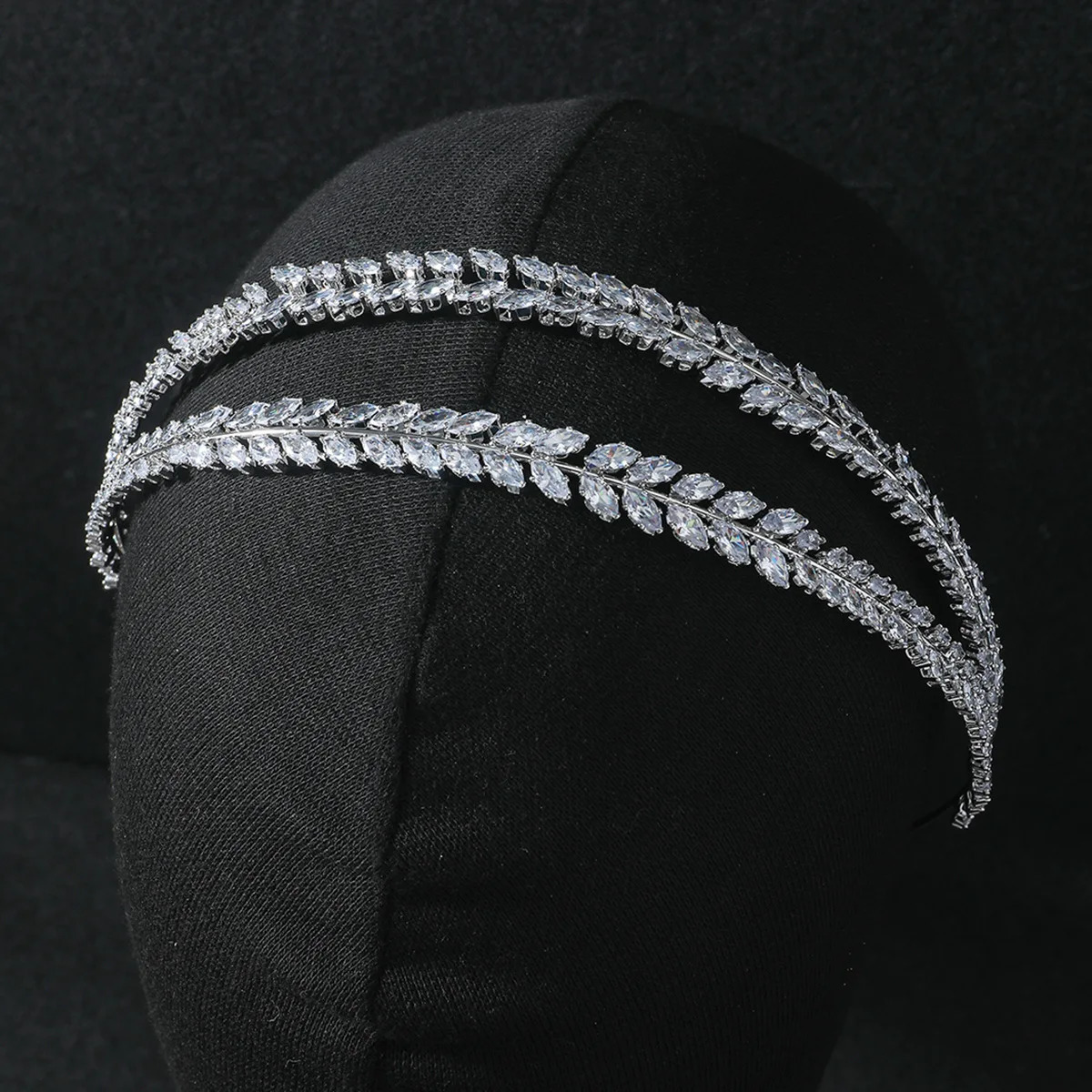 SLBRIDAL Sparking Ins Style Full Cubic Zircon Bridal Tiara Headband Wedding Queen Princess Party CZ Crown Women Hair Jewelry 250117