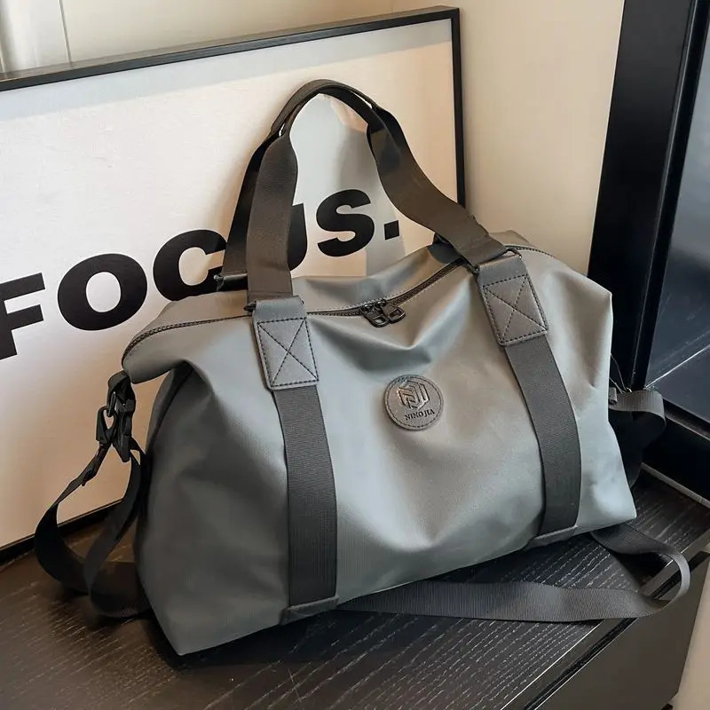 Travel bag Mens and womens tote bag Large capacity travel duffel Yoga exercise Oxford cloth waterproof fitness bag 250110