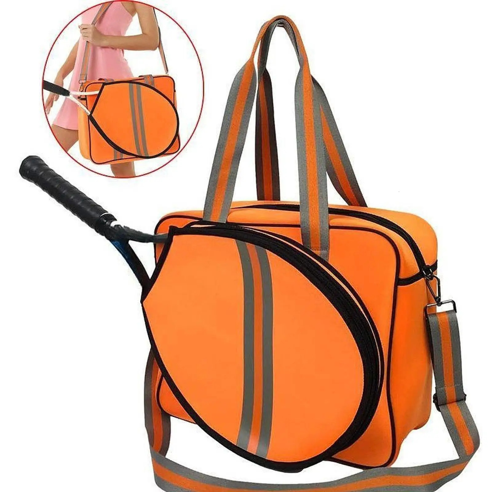Tennis Bag Tennis Racket Bag Racket Duffel with Detachable Shoulder Strap Storage Fitness Sport Badminton Bag Tennis Tote 250117