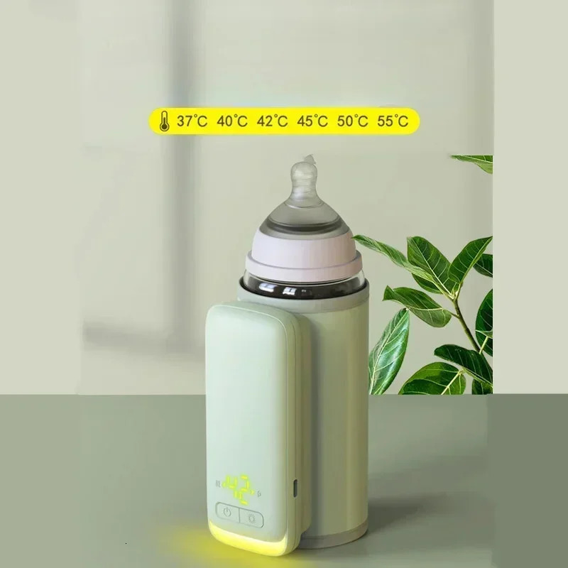 Rechargeable Bottle Warmer Milk Water Insulated Bag Baby Nursing Heater Safe Kids Infant ForTravel Accessories 250117