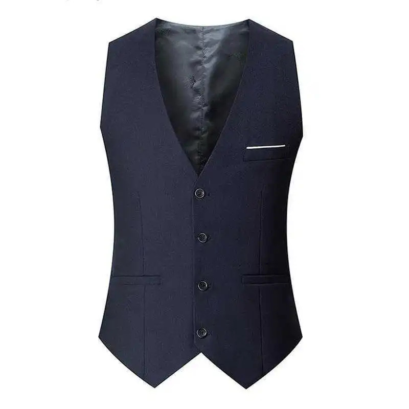 2024 Spring and Autumn Style British Fashion Mens Suit Vest Slim Waistcoat Korean 250114Z