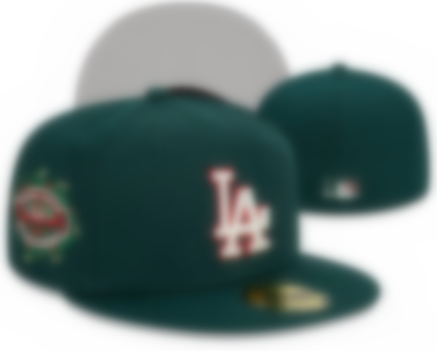 Baseball Dodgers 2024 Mens Baseball Team 2024 World Series Champions Full Closed Caps Summer Letter Bone Black Color Casual Sport Flat Fitted Hats s24