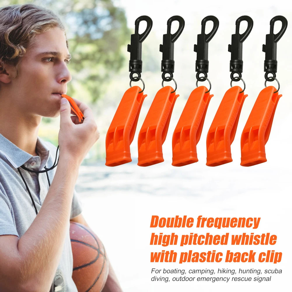 1510PCS Outdoor Survival Whistle Camping Hiking Rescue Emergency Diving Football Basketball Match 250107