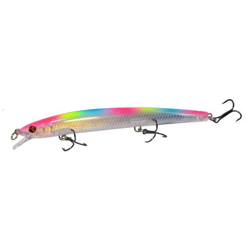 10PCS Floating Sea Bass Fishing Lures Baits 135mm 15.4g Minnow Lures with Flash Blade Hard Lure Good Action Wobbler Tackle Pike M250118