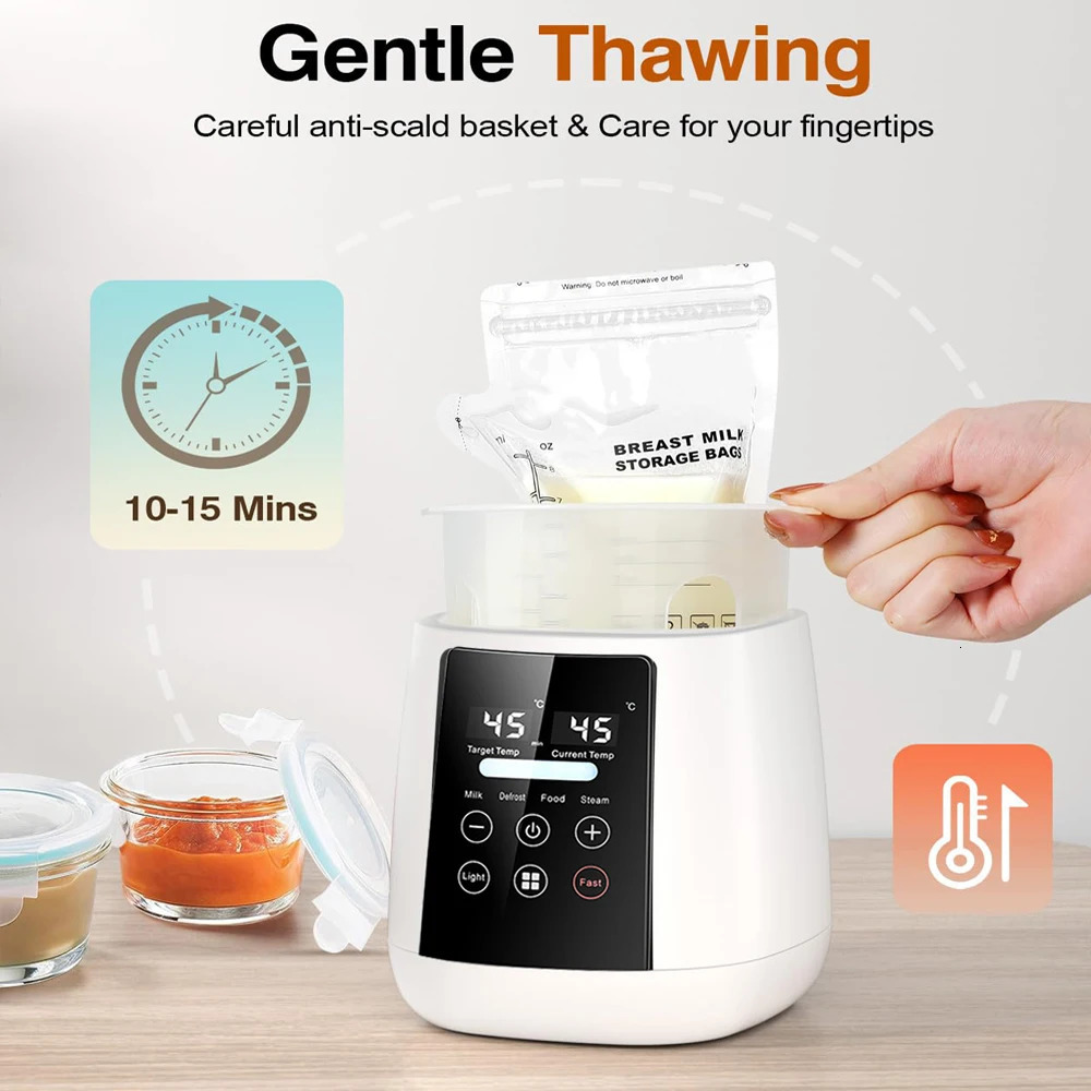 born Baby Feeding Bottle Warmer Sterilizers with Timer Accurate Temperature Control Food Milk Warmers Steriliser 250117