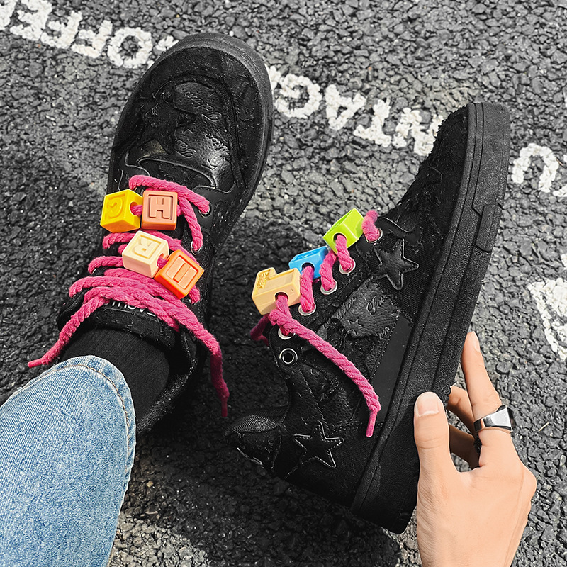 2025 new fashion shoes male stars fashion board shoes female lovers outdoor sports casual shoes Large size