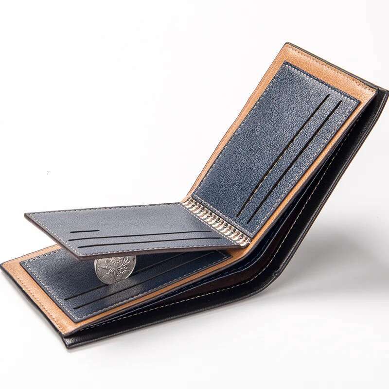 2025 New Customized Name Engraving High Quality Short Card Male Purse Vintage Coin Holder Men Wallets