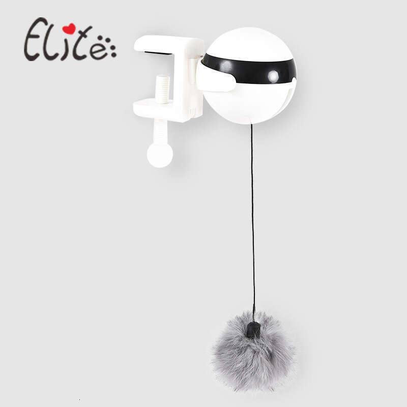 Auto Retractable Yo-Yo Ball - Interactive Feline Entertainer Featuring Bouncing Action for Indoor & Outdoor Use