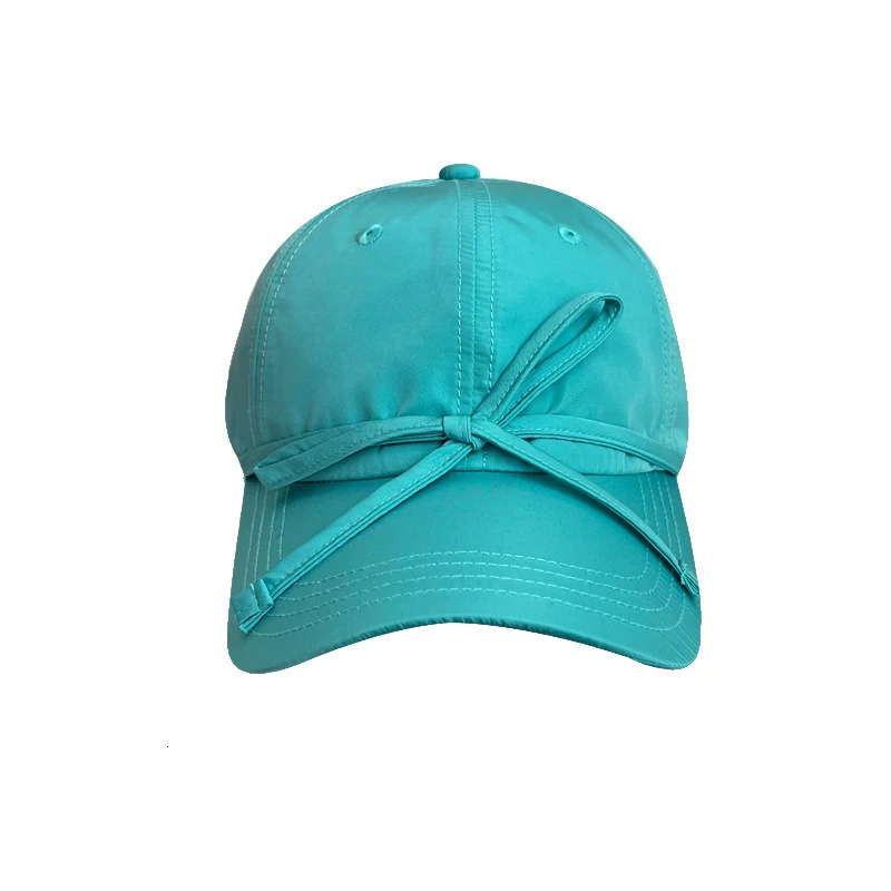 Instagram Quick Drying Baseball Hat Womens Korean Versatile Sunscreen Hat Summer Refreshing Mint Green Duck Tongue Hat 250117