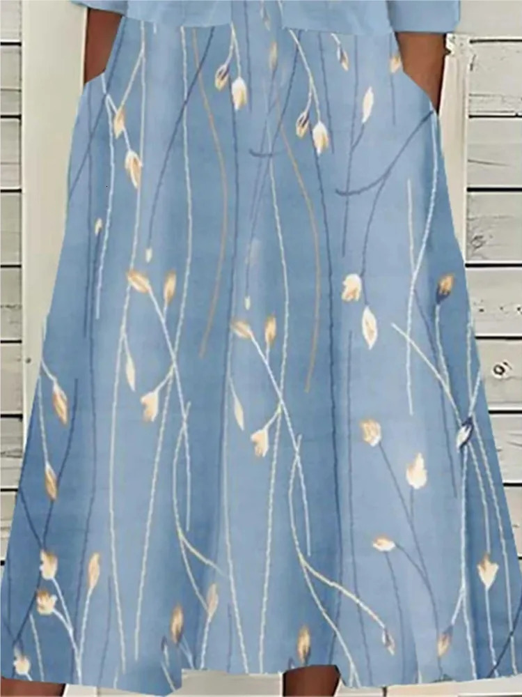 Womens V-neck floral print dress set summer bohemian sleeveless dress and cardigan jacket set casual beach dress two-piece set 250118