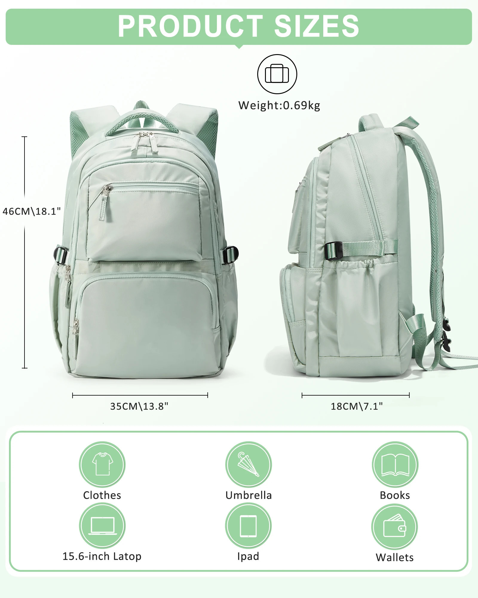 School Backpack For Women Men School Bag For Boys Girls College Backpack Brevite Backpack Laptop Backpack 250109