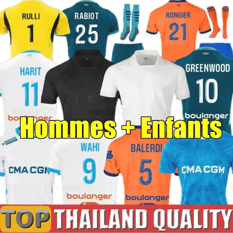 24 25 maillot de foot GREENWOOD 16-28 125th Anniversary Soccer jerseys OUNAHI harit 2024 2025 OM man and KIDS football shirt hommes enfants BALERDI RONGIER FANS S-4XL