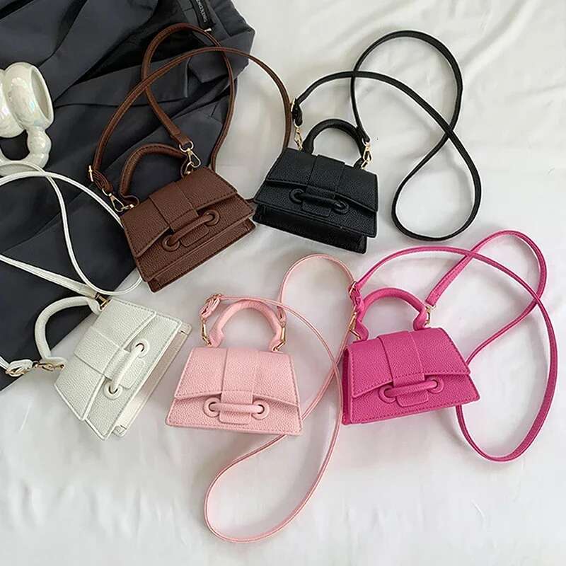 Retro Fashion Women's Girls Can Love Multifunctional Designer PU Leather Handbag Crossbody Bag
