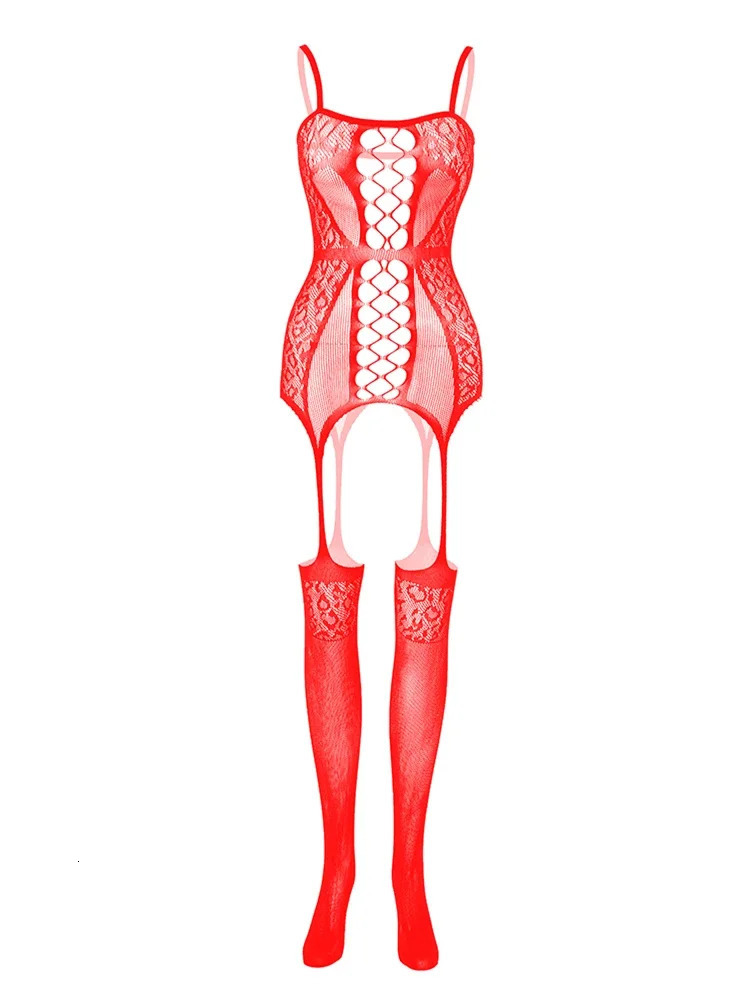 Erotic Gentlemen Sleepwear Fishing Net Full Body Stockings Adult Mens Sexy Tight Lingerie Clothes Male Jumpsuit Night Club Wear 250115