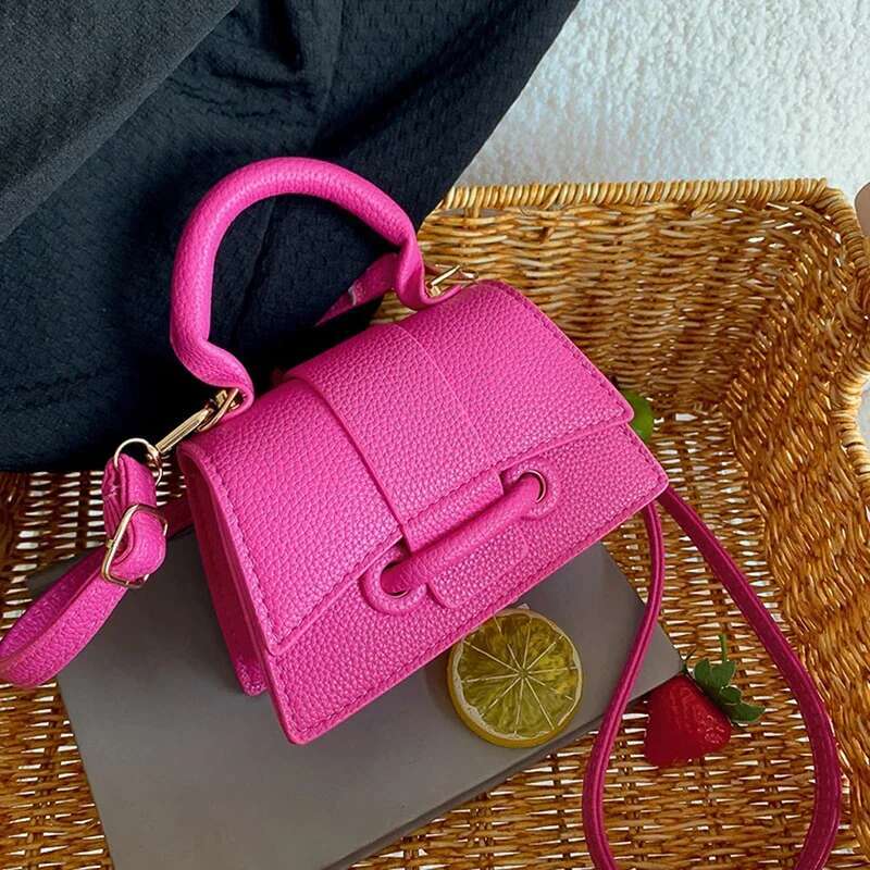 Retro Fashion Women's Girls Can Love Multifunctional Designer PU Leather Handbag Crossbody Bag