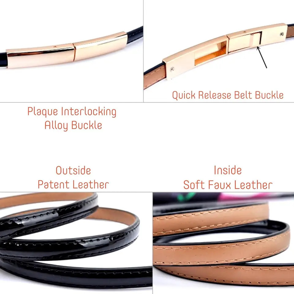 Fashion Genuine Leather Belt For Women Adjustable Gold Buckle Waist Strap Female Jeans Dress Trouser Decorative belts 250114