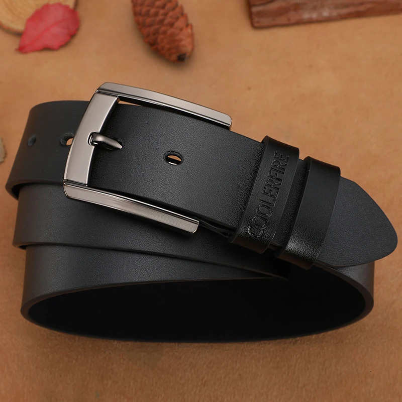 men high quality genuine leather belt belts cowskin fashion Strap male Jeans for man cowboy 250114