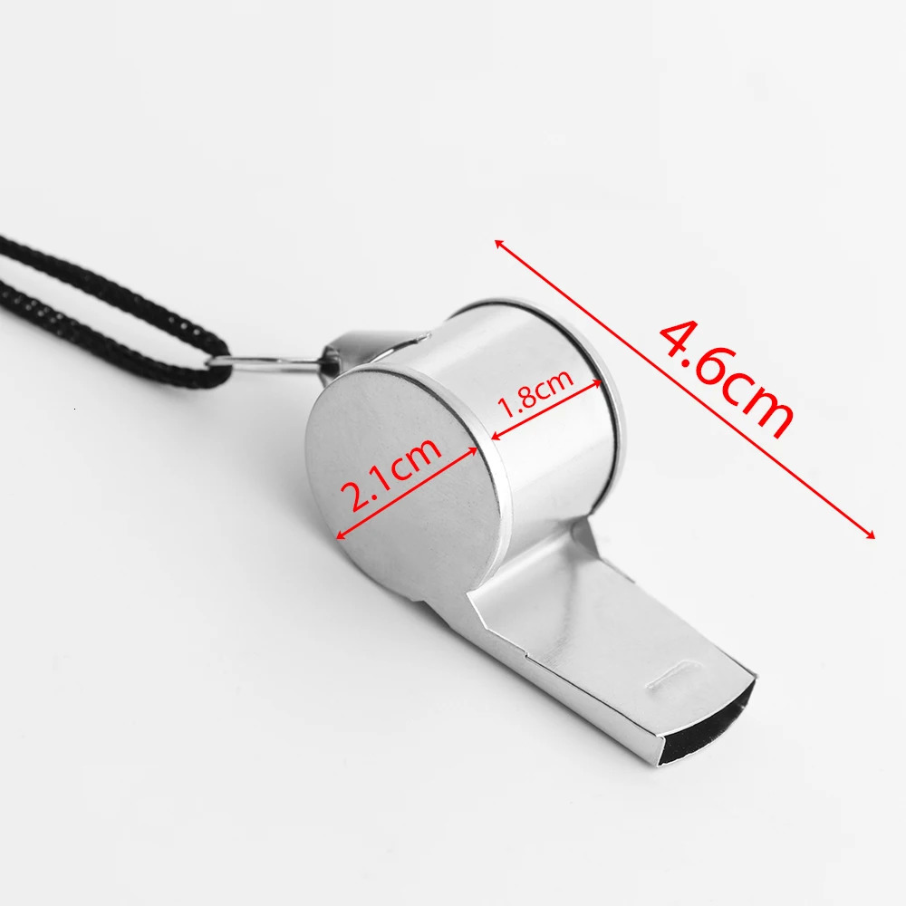 Metal Whistle Referee Sport Rugby Stainless Steel Whistles Soccer Football Basketball Party Training School Cheerleading Tools 250107