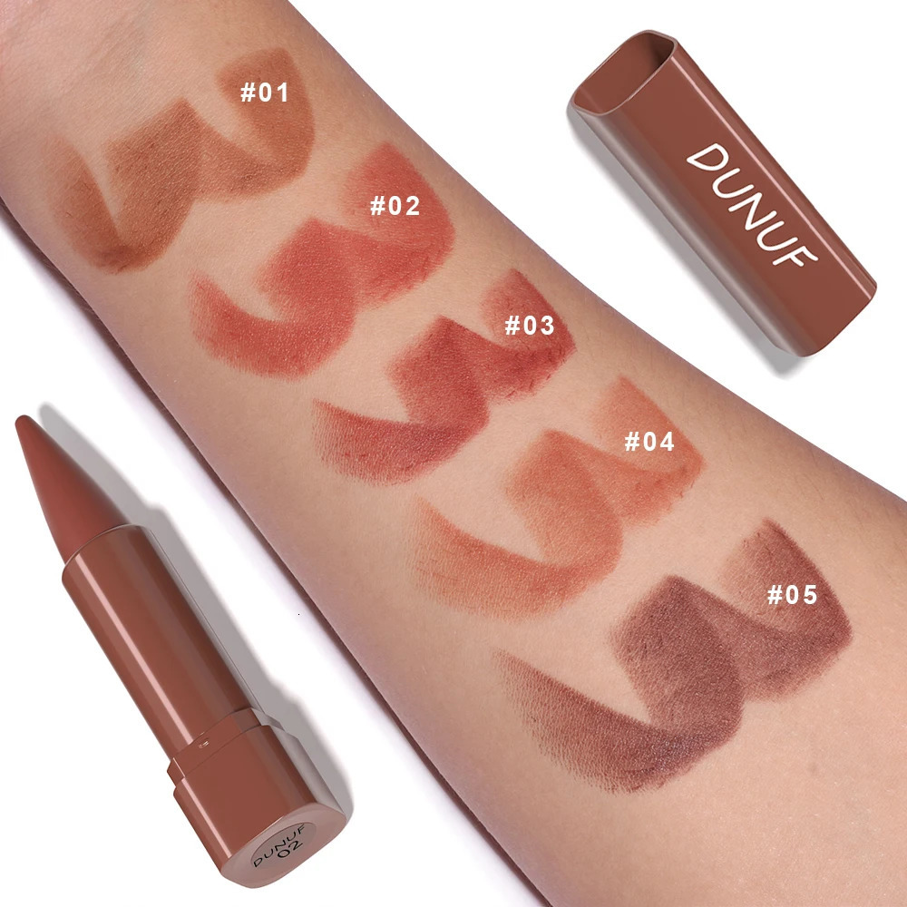 DUNUF Gradient Lip Liner Pen Velvet Matte Lipstick Smooth Waterproof Long-Lasting Non- For Defined and Elegant Lips 250108