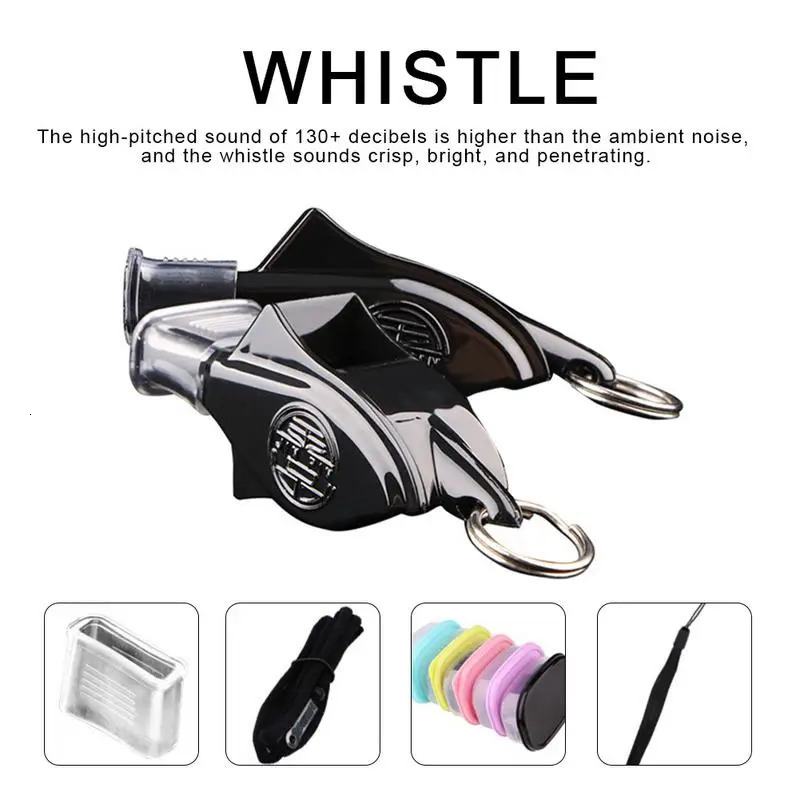130 Decibels High Frequency Dolphin Whistle Outdoor Sports Basketball Football Training Match Referee Cushioned Mouth 250107