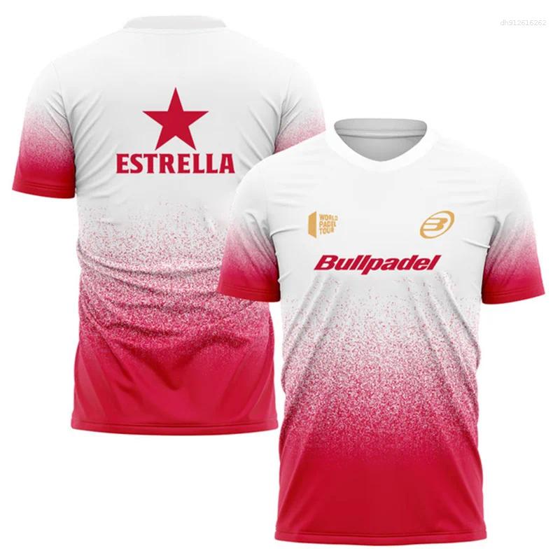 Men's T Shirts T-Shirt Loose Sports Tops Summer Quick Drying Badminton Padel High Quality Wicking Tennis Training Top