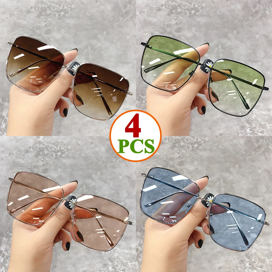 Sunglasses Women Square Men Drive Travel Gradient Vintage Sun Glasses Female Unisex Retro Oculos 250117