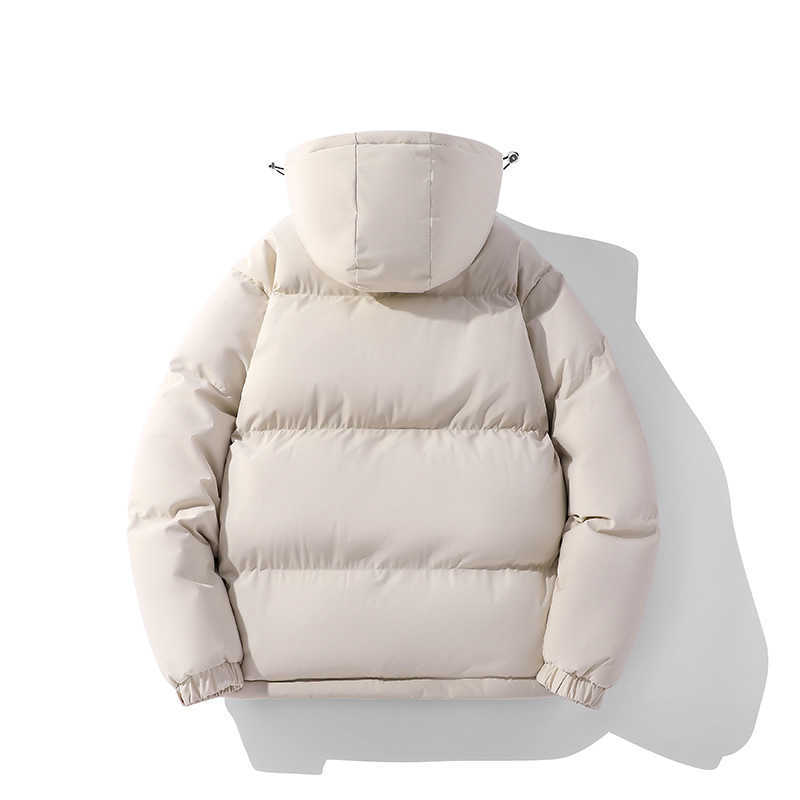 Mens Cotton Jacket Autumn and Winter Hooded Warm Cotton Jacket Thick Coat Down Cotton Jacket Women Jackets Coat Woman Fur 241209