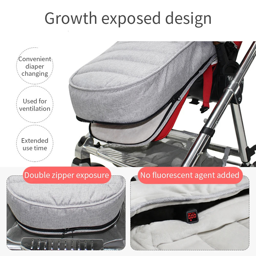 Baby Stroller Sleeping Bag born Windproof Cushion Footmuff Pram Sleepsacks Infant Winter cart Sleep Sack Car Bags For Babies 250117
