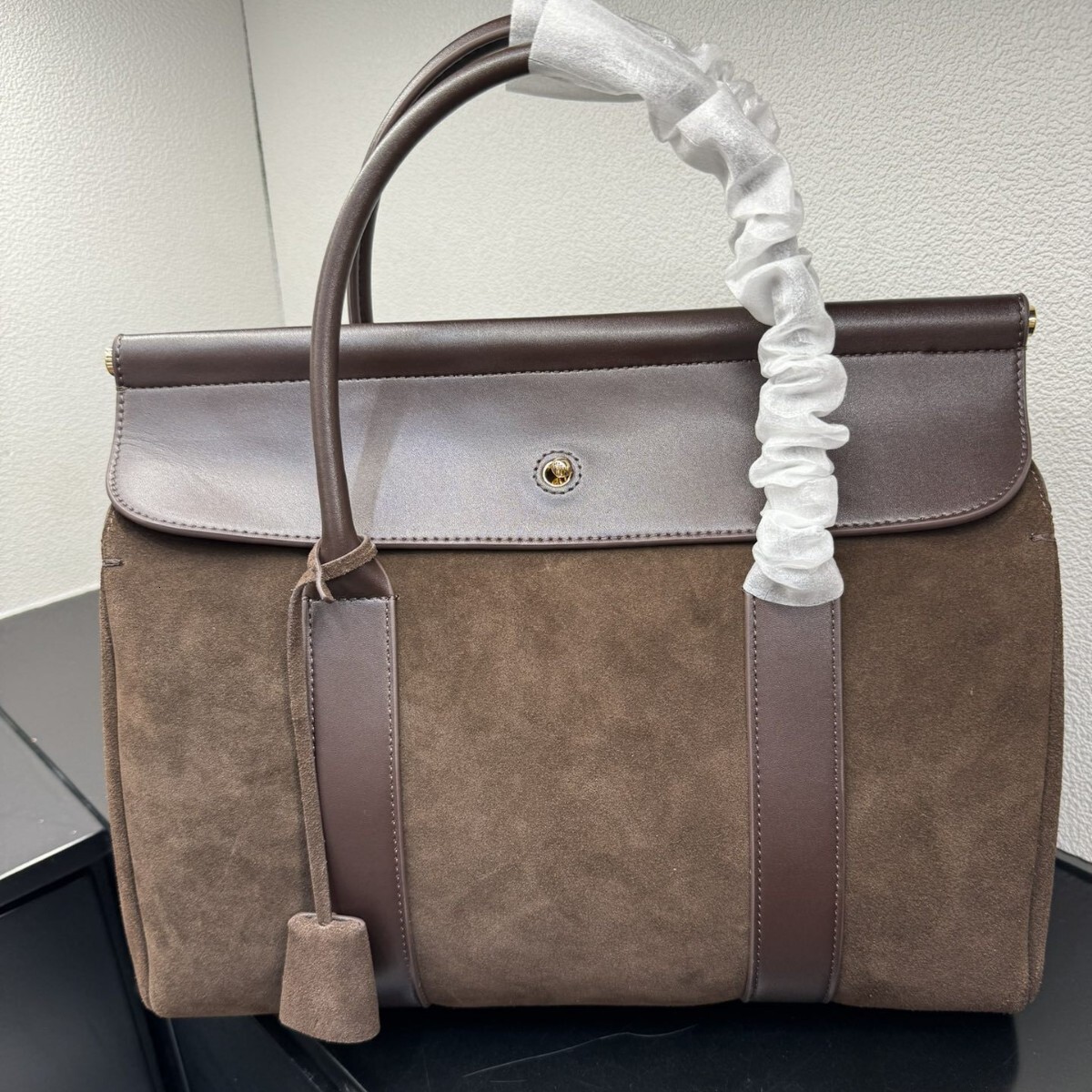 Bag 2025 Head Layer Leather Handbag, Same Style As Liu Shishi Loom Large Capacity Tote Bag, Commuter Women's Bag