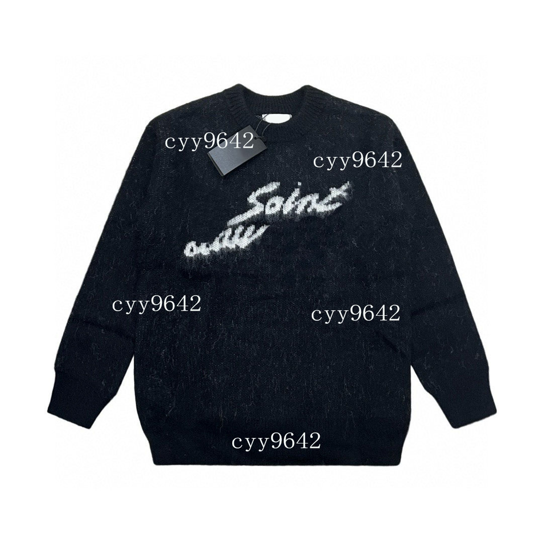 Men's Plus Size Hoodies & Sweatshirts in autumn / winter 2023acquard knitting machine e Custom jnlarged detail crew neck cotton g6309