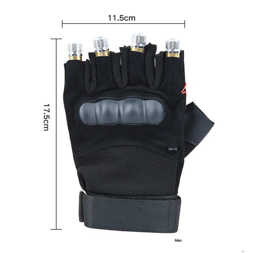 Rave Toy Laser Glove Stage Performance Light Disco Ballroom Atmosphere Red Green Party Wedding Effect 240411 Drop Delivery Otcdf