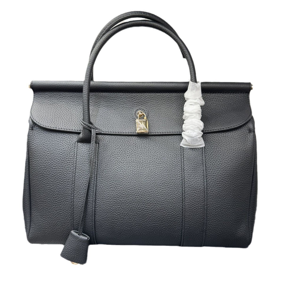 Bag 2025 Head Layer Leather Handbag, Same Style As Liu Shishi Loom Large Capacity Tote Bag, Commuter Women's Bag