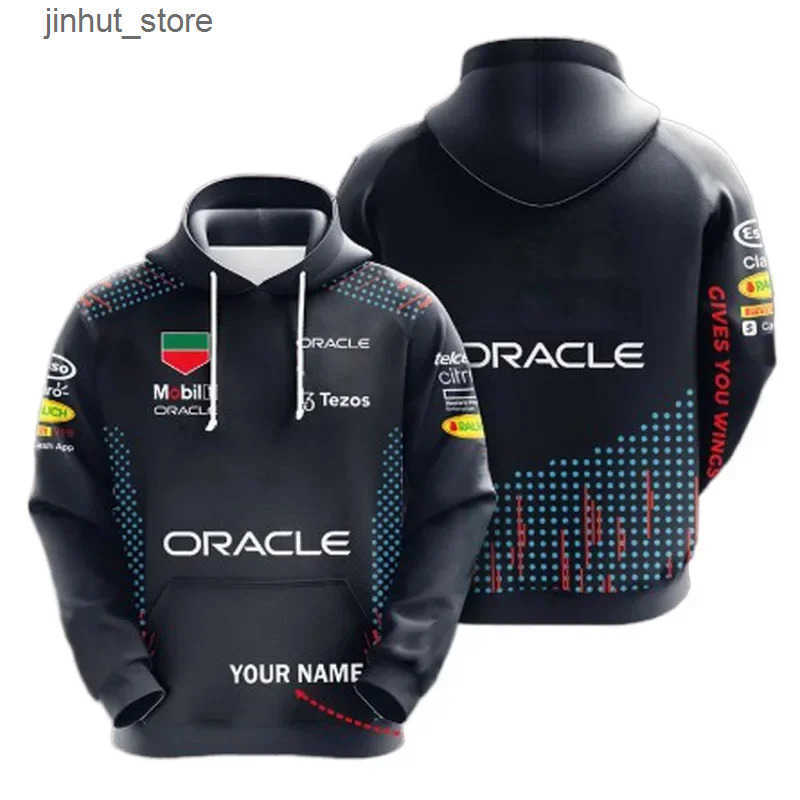 Men's Hoodies Sweatshirts 2024 Newcomers Winter Red Bull and Infiniti Racing Formula One Rally 3D Printed Hoodie Race F1 Racing Adult H25120