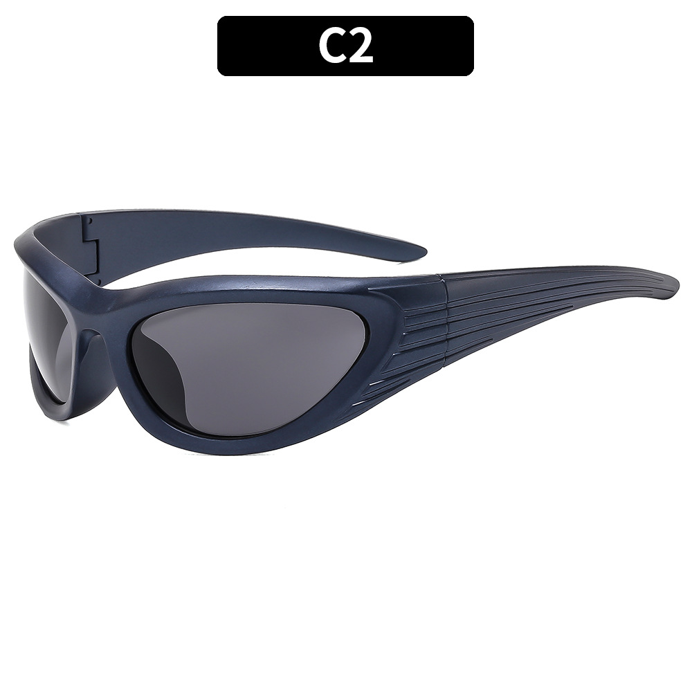 Personalized and versatile sunglasses, sports cycling large frame sunglasses, men's and women's trendy glasses
