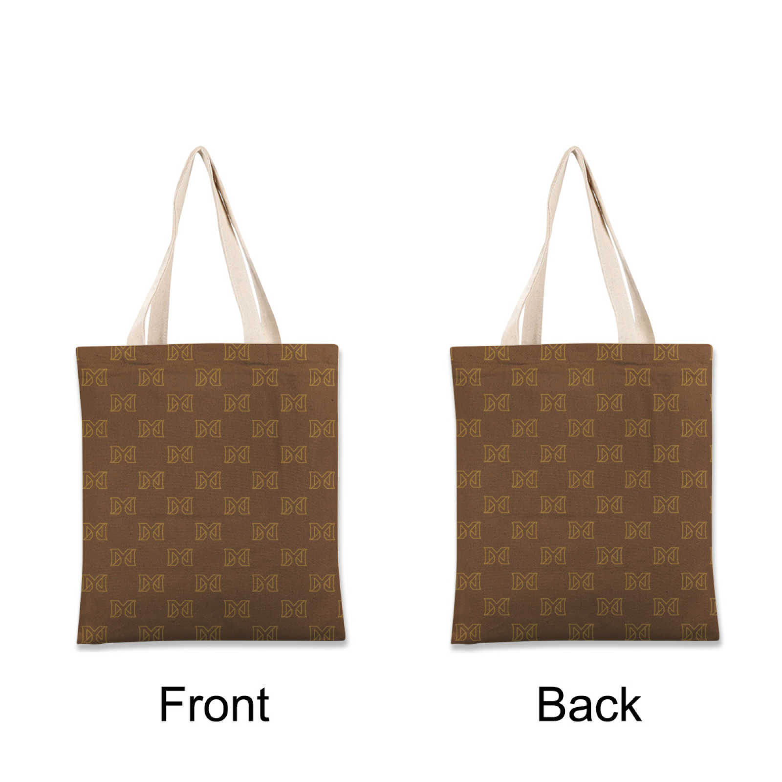 NXY Vintage Style Canvas Tote Bag Women Aesthetic Shopping Bags Casual Teachers Shoulder Bag Brown Handbag