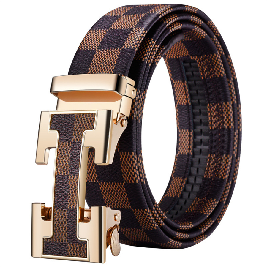 Designer men women Classic casual leather belts for man metal letter smooth buckle woman waistband fashionable belt with box R-1