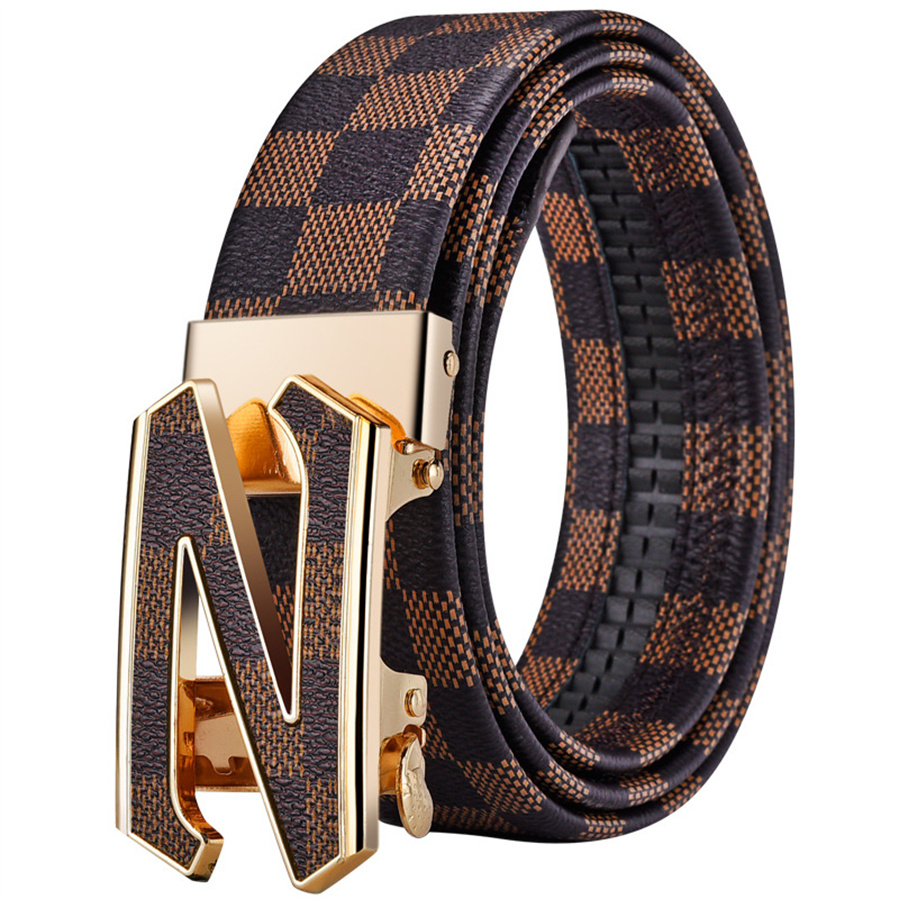 Designer men women Classic casual leather belts for man metal letter smooth buckle woman waistband fashionable belt with box R-1